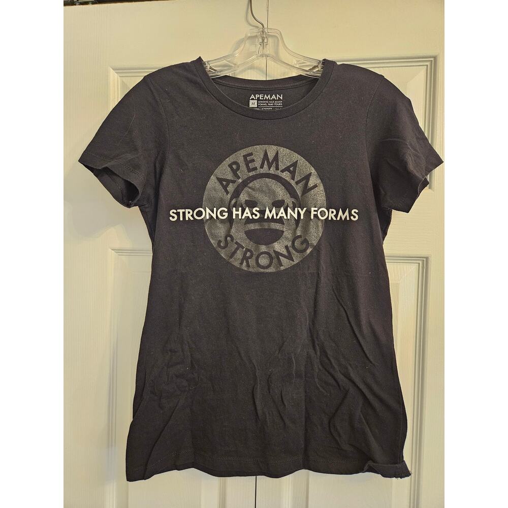 NWOT Apeman Strong Black Find Yours T-Shirt, Women's Medium